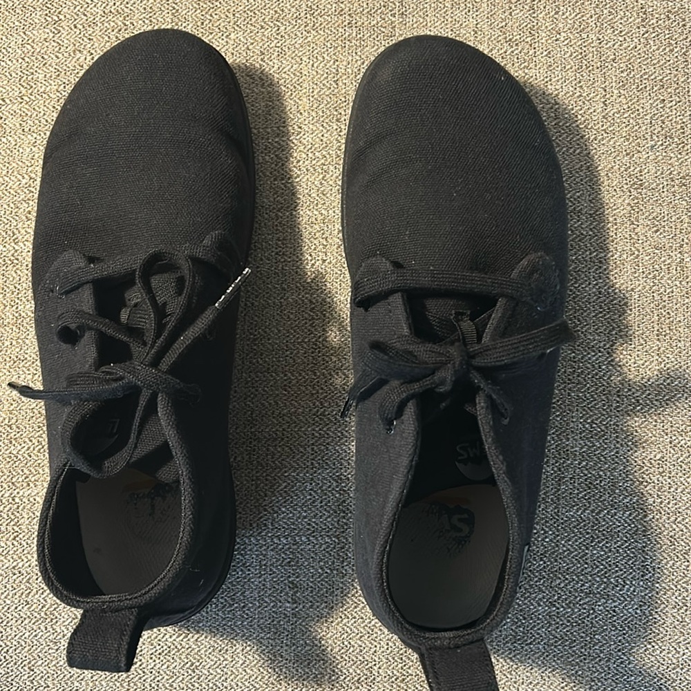 LEMS Black Chukka Canvas Almost New Shoes Women Size 11